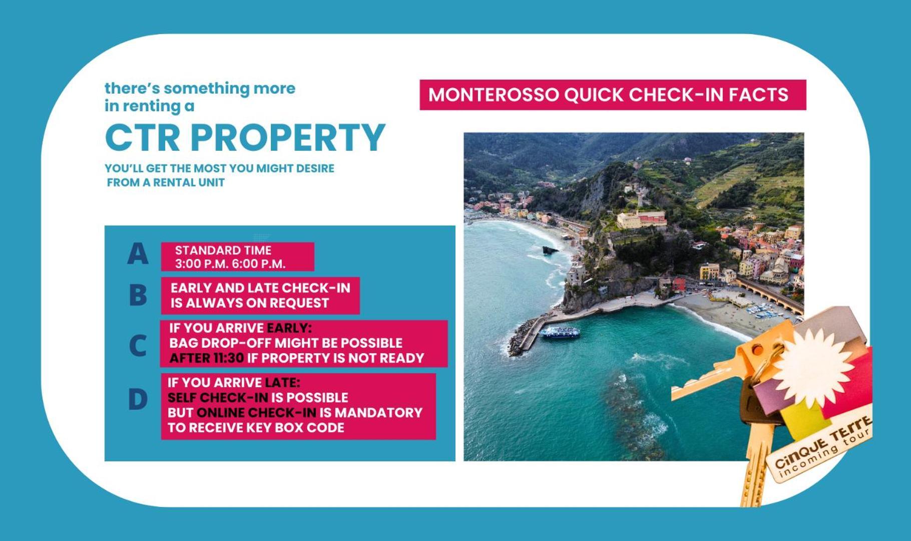 Villa Tanca With Ac, Terrace And Views Monterosso al Mare Exterior photo